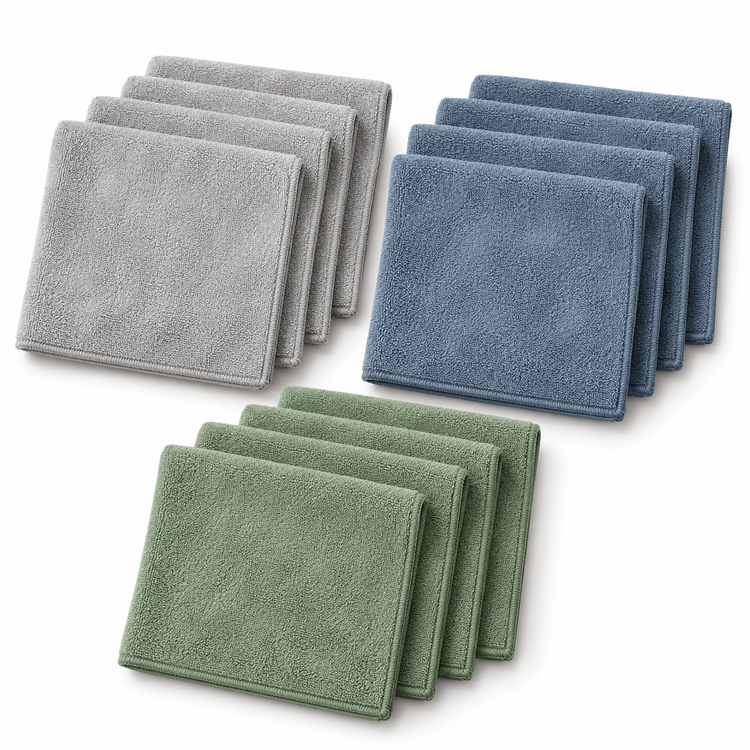 Microfiber Cleaning Cloths, 12-Pack